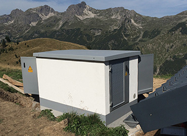 Trafostation W 2817 zur Stromversorgung der Enzianhütte